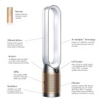 دستگاه تصفیه هوا دایسون دایسون مدل Dyson Purifier Cool PC2 De-NOx TP12 NKGLD - Image 4