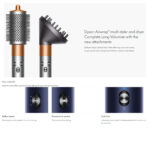 سشوار برس دار حالت دهنده دایسون مدل Airwrap Complete Long Volumise HS05 PBRC - Image 5