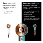 سشوار برس دار حالت دهنده دایسون مدل Supersonic nural HD16 CPATO - Image 4