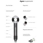 سشوار حرفه ای دایسون مدل Supersonic HD07 BNBC - Image 3