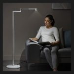 چراغ پایه دار ایستاده گردان رنگ سفید نقره ایی Dyson Solarcycle Morph™ floor (White/Silver) - Image 6