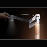 چراغ پایه دار ایستاده گردان رنگ سفید نقره ایی Dyson Solarcycle Morph™ floor (White/Silver) - Image 3
